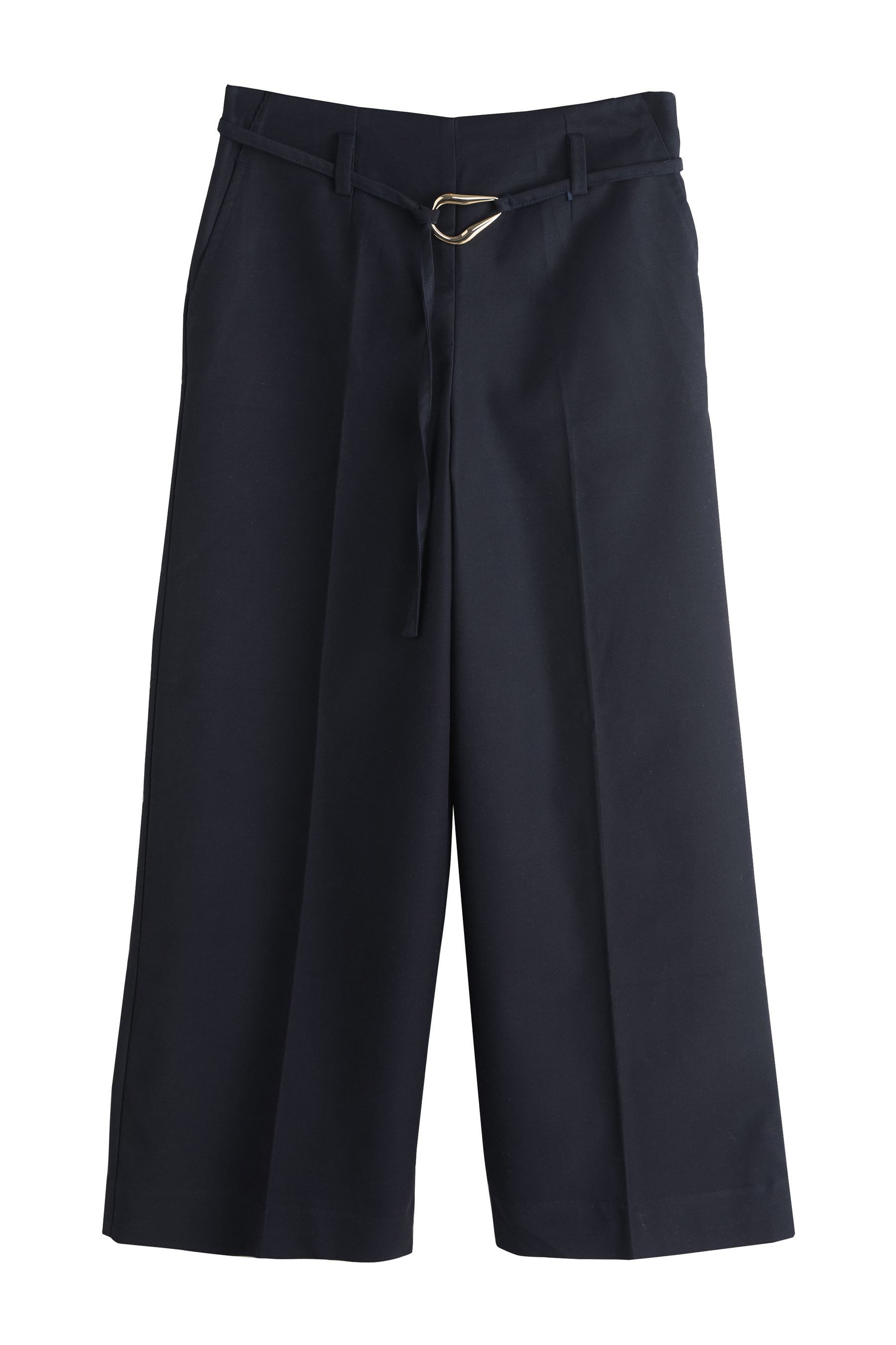 Palazzohose N. Premium Twill-Hose mit weitem Bein, Kurzgröße