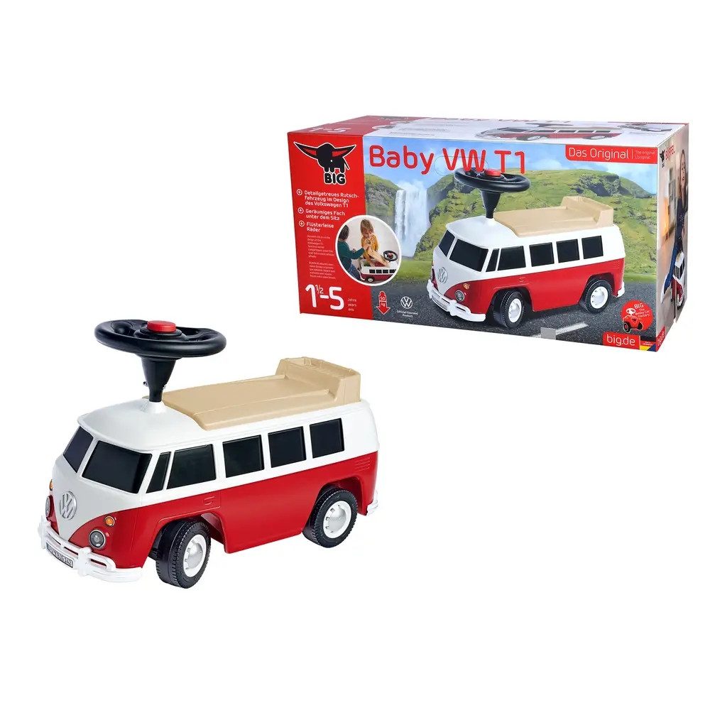 BIG Rutscherauto Baby VW T1 Rot von BIG – Bild 2 von 4