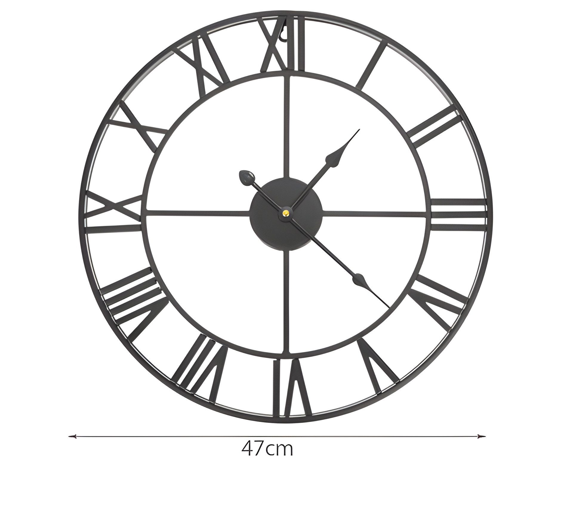 Ruhhy Wanduhr Retro Uhr Große Metall günstig online kaufen