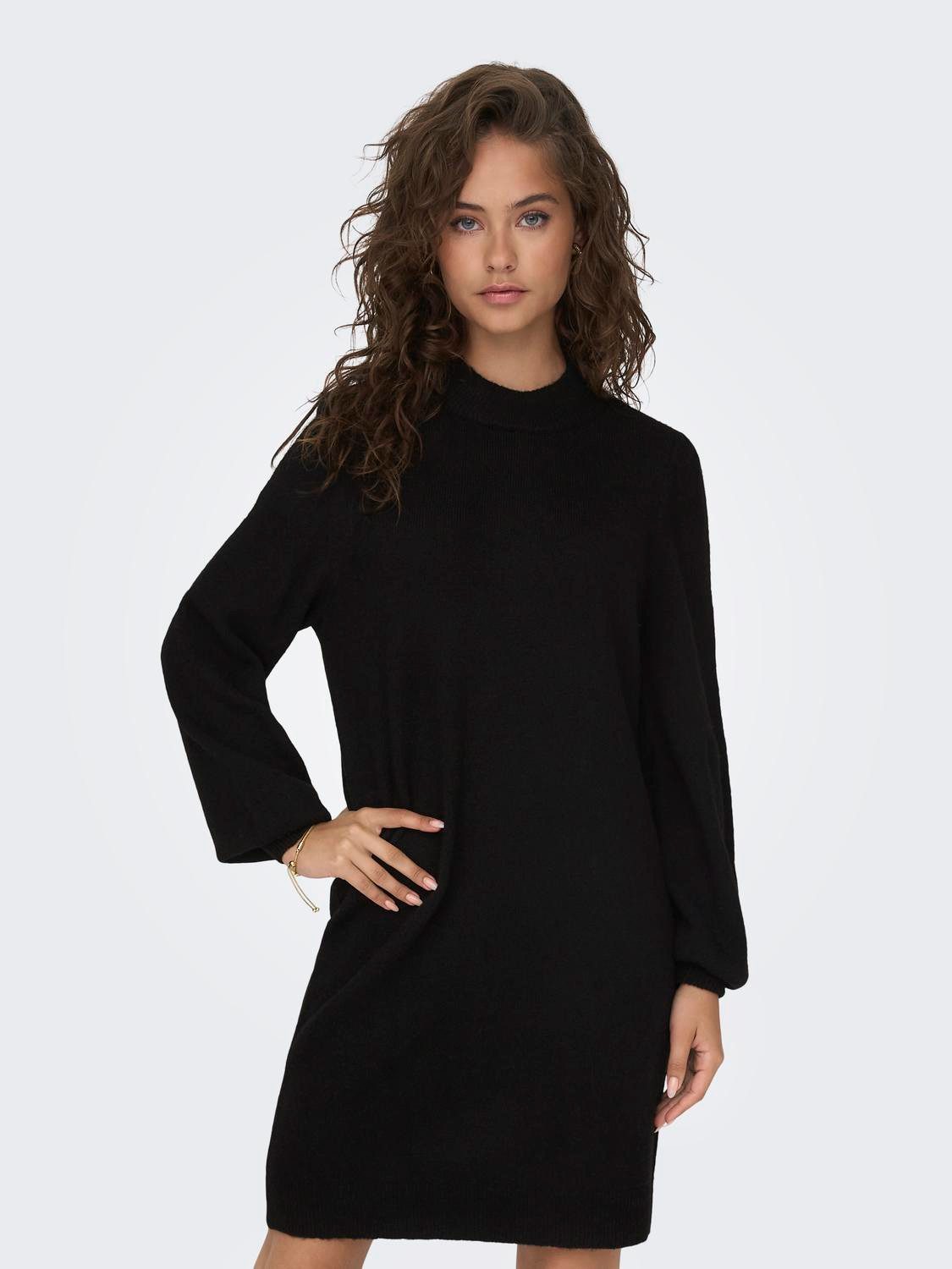 JDY Strickkleid JDYRUE LIFE L/S HIGH günstig online kaufen