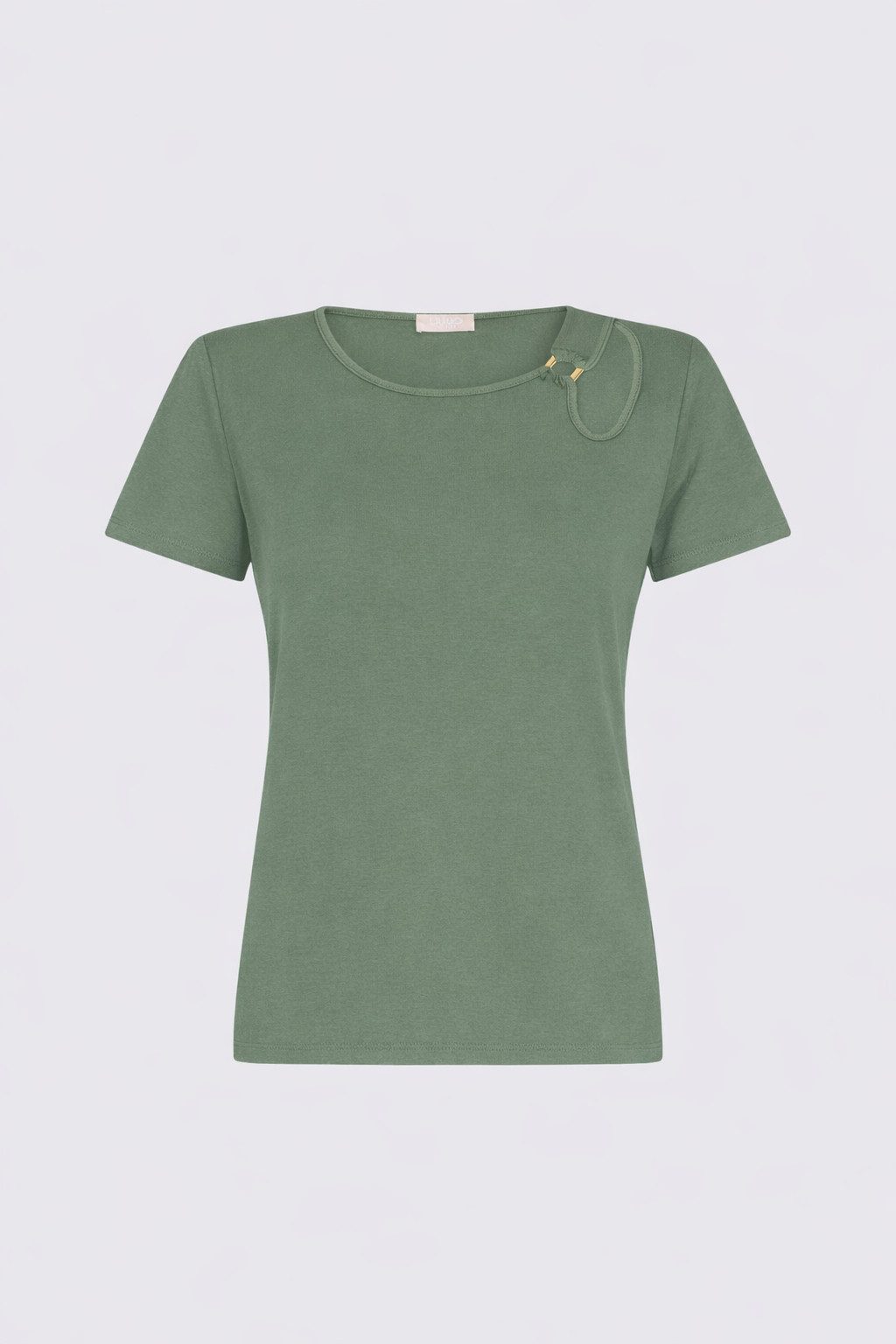 Liu Jo Kurzarmshirt T-Shirt mit Cut-out - Shirt Damen - T-Shirt - Shirt in unifarben