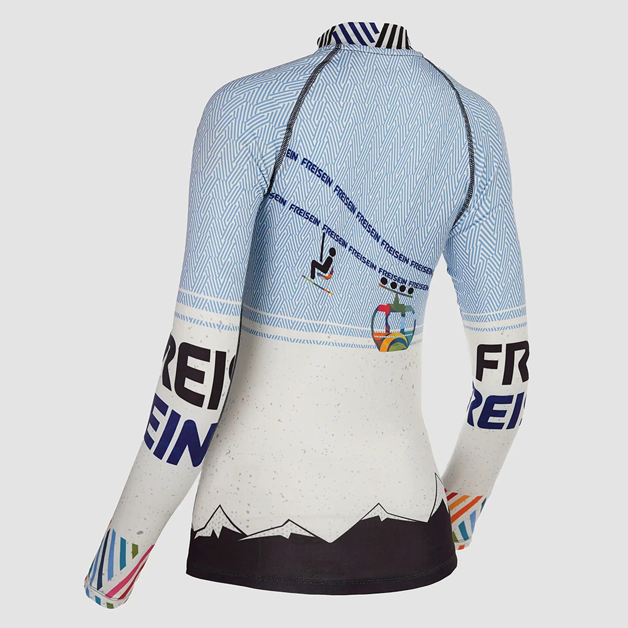 Freisein Project Funktionsshirt FlyingCabin Gondel-Detail im Artwork günstig online kaufen