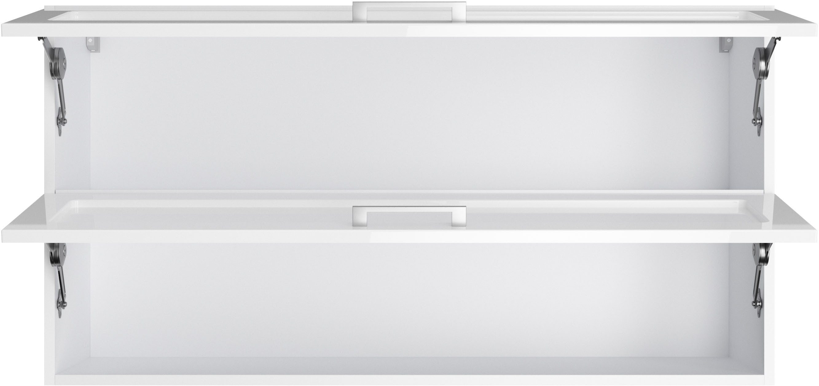 KOCHSTATION Klapphängeschrank KS-Milan Klapphängeschrank 110 cm, matte oder hochglänzende Fronten – Bild 3 von 5
