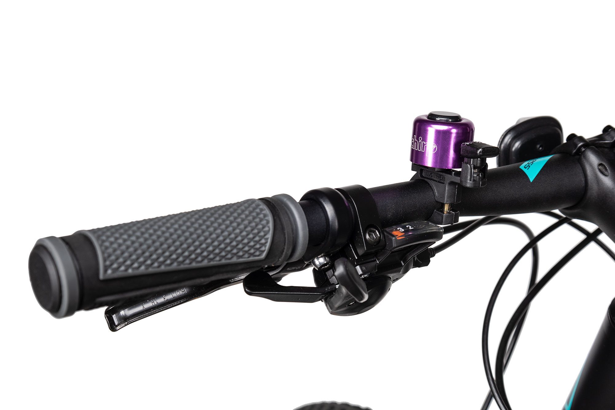 Chirp Fahrradklingel Minibell, violett eloxiert