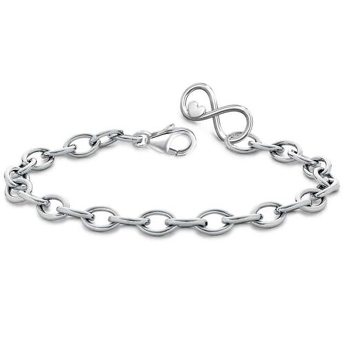 Goldene Hufeisen Stabiles 925 Mädchen Silber aus Charm Armband (1 Kinder, Bettelarmband Unendlichkeit Stück)