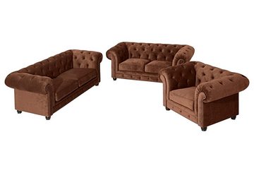 Max Winzer® Chesterfield-Sofa Old England, mit edler Knopfheftung, 2-Sitzer oder 2,5-Sitzer