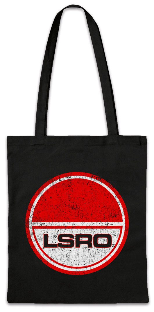 Beuteltasche Space 1999 Research LSRO Logo Stofftasche Retro Mondbasis Alpha TV