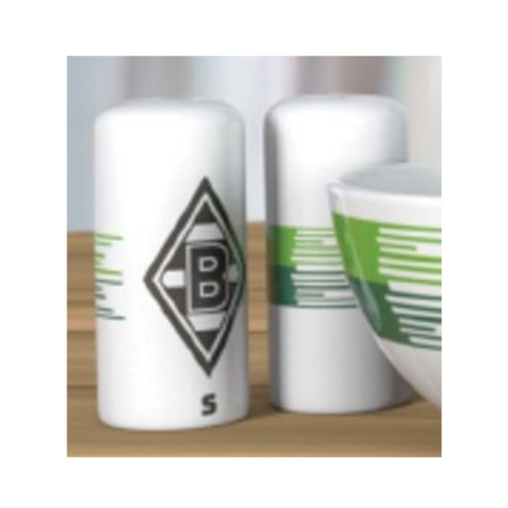 Borussia Mönchengladbach Salz- / Pfefferstreuer Borussia M´Gladbach Salz-& Pfefferstreuer Streifen