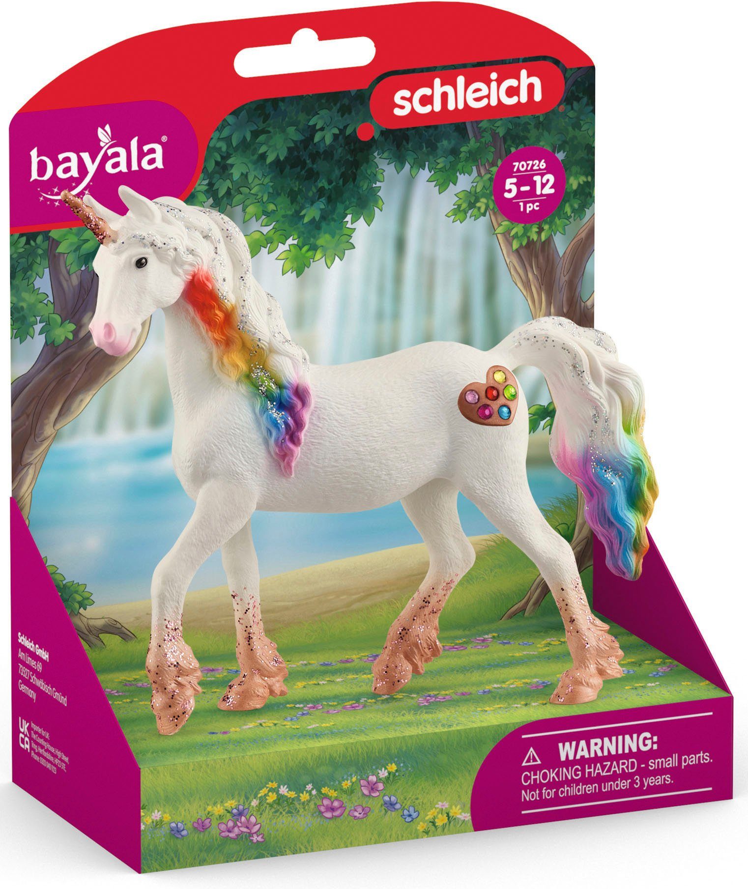 Schleich® Spielfigur BAYALA®, Regenbogeneinhorn (70726) Stute