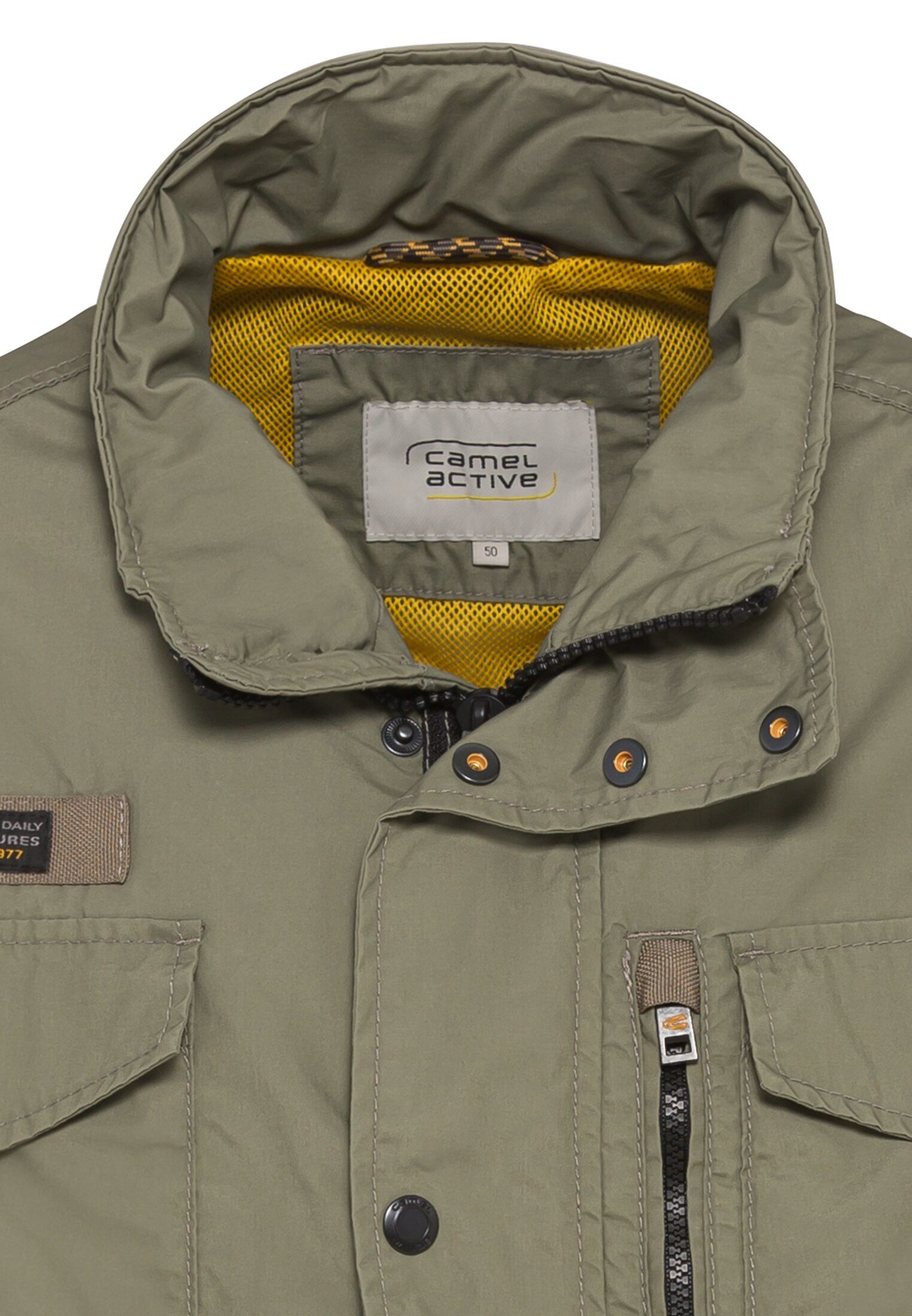 camel active Blouson Leichter Blouson mit Stehkragen