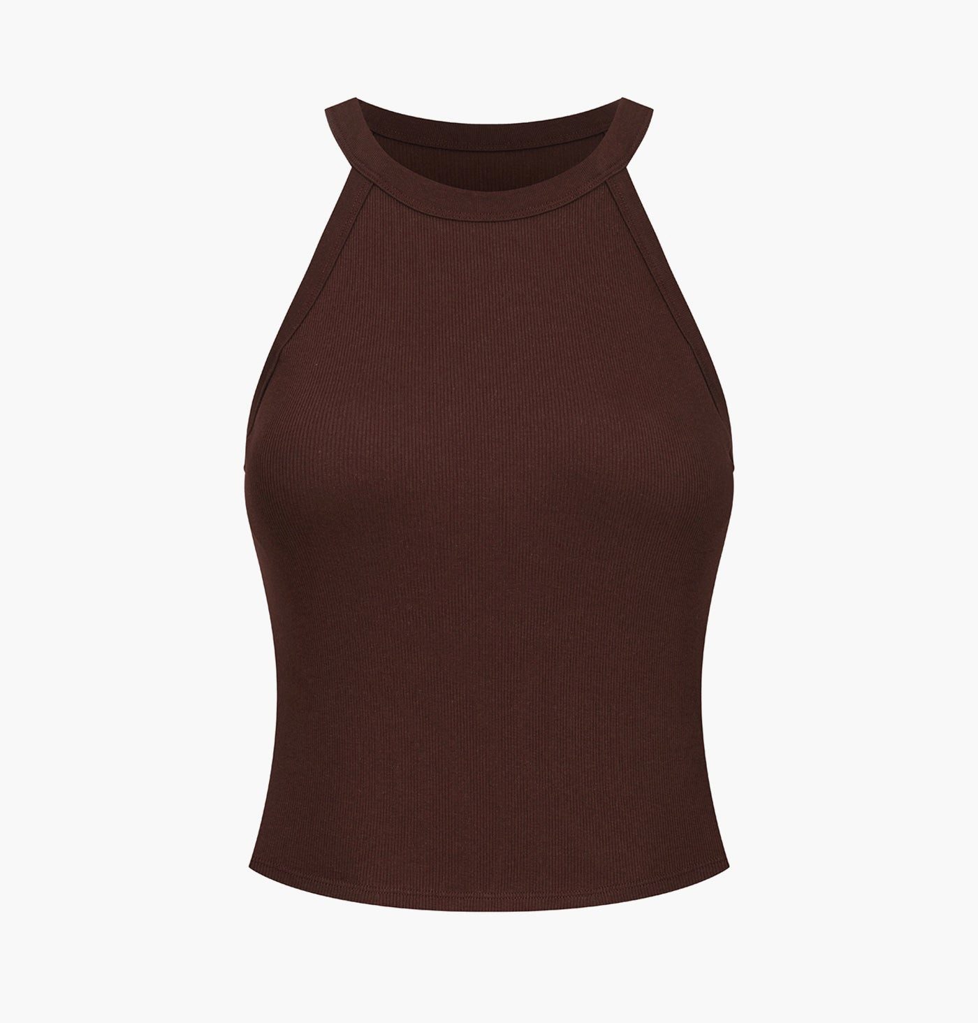 cfab by creamy fabrics BH-Hemd Neckholder Bratop-Ash Brown-S (1-tlg) günstig online kaufen