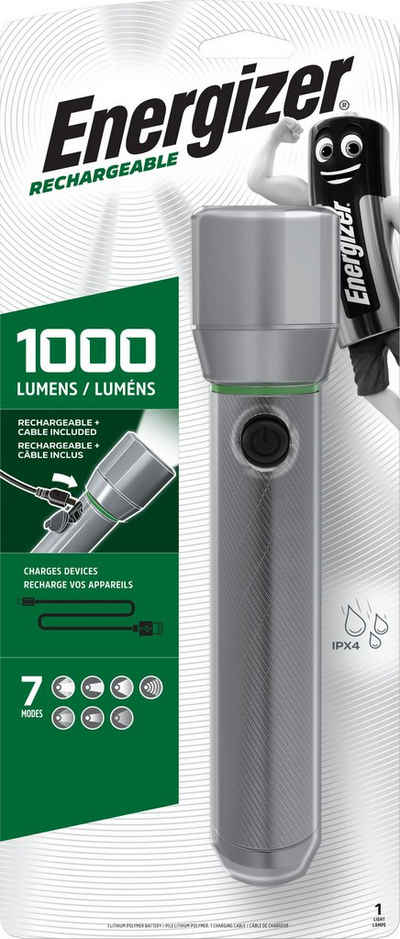 Energizer LED Taschenlampe »Vision HD Metall wiederaufladbar 1000 Lumen«