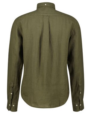 Gant Langarmhemd Herren Leinenhemd Regular Fit (1-tlg)