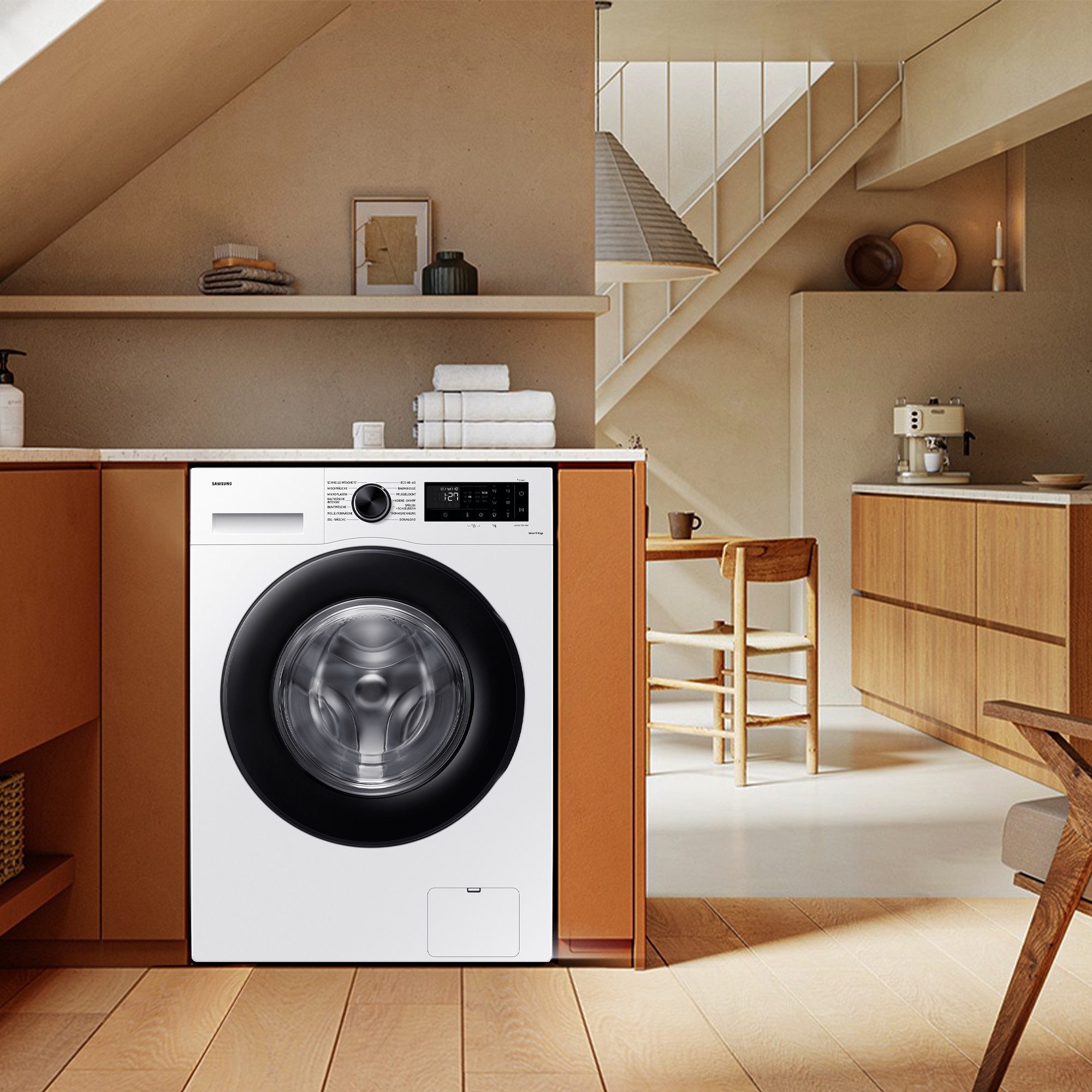 Samsung Waschmaschine WW5000C WW8ECGC04AAE, 8 kg, 1400 U/min