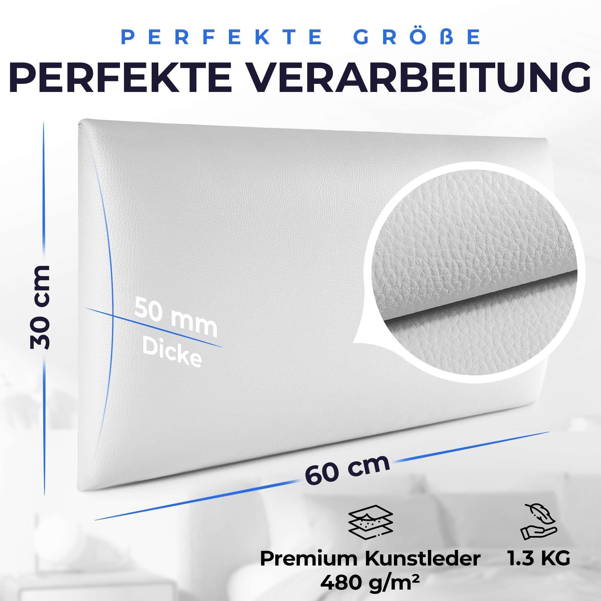 softwalls Kopfteil Wandkissen Kunstleder - Kopfteil günstig online kaufen