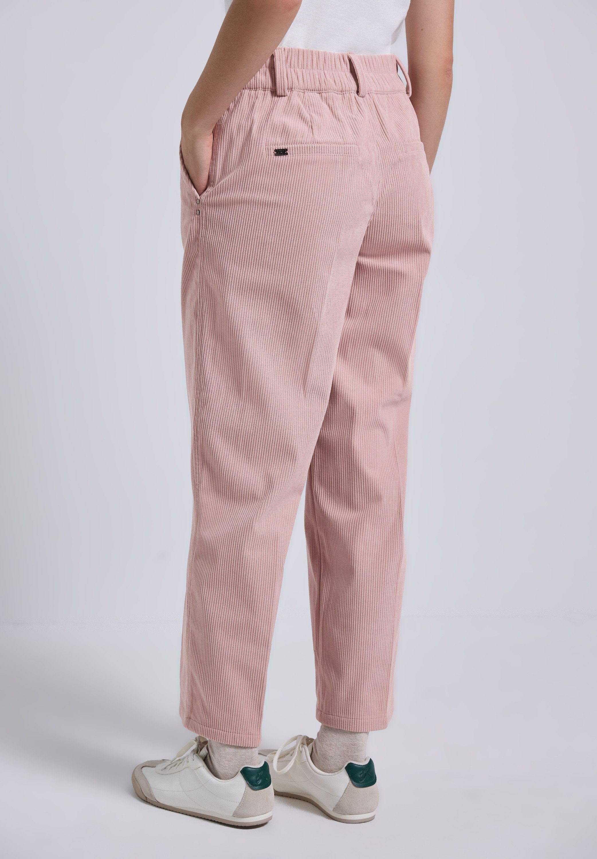 STREET ONE STUDIO Stoffhose High Waist