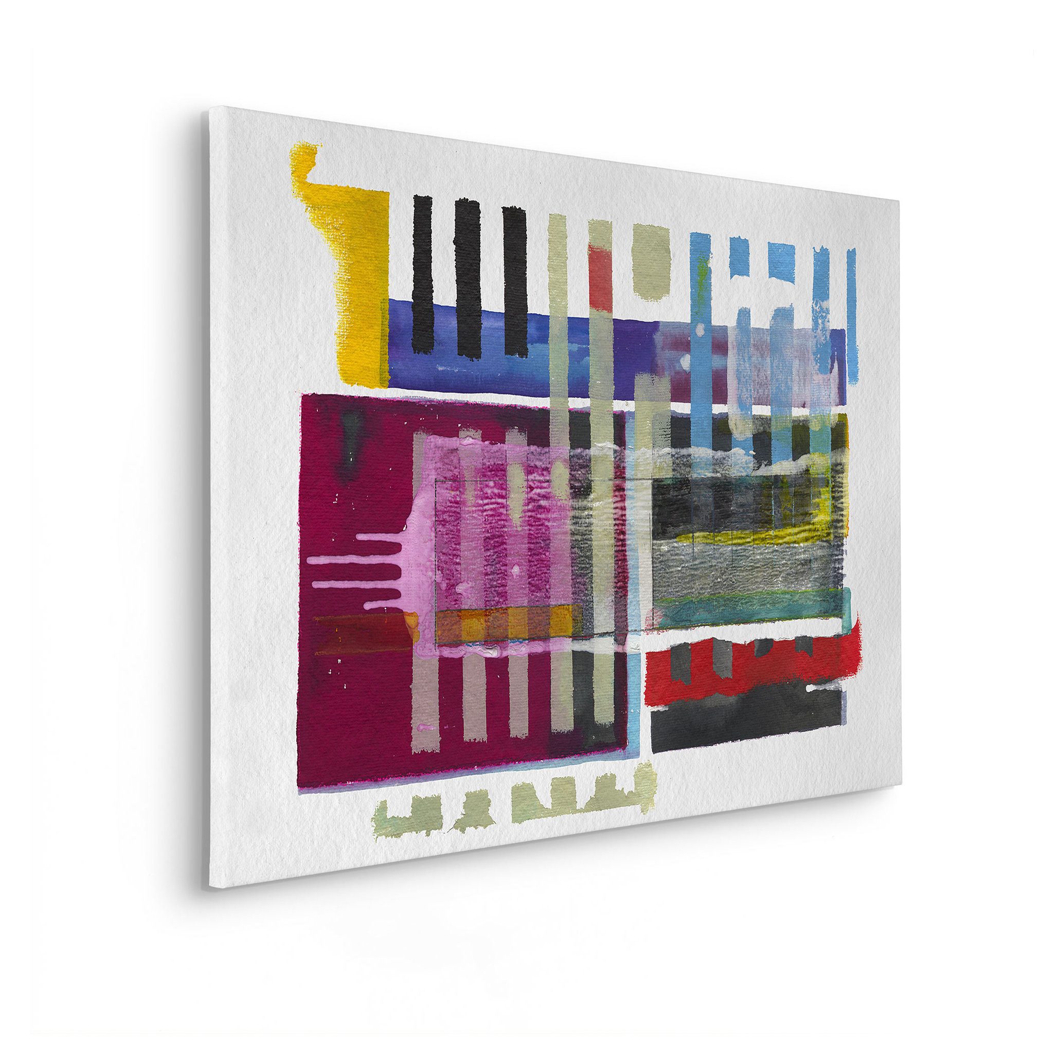 Komar Leinwandbild Tetris Wall