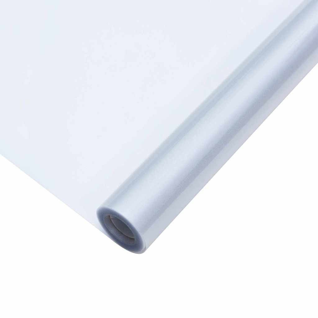 vidaXL Fensterfolie Statische Fensterfolie Frostiges Grau 45 x 2000 cm PVC