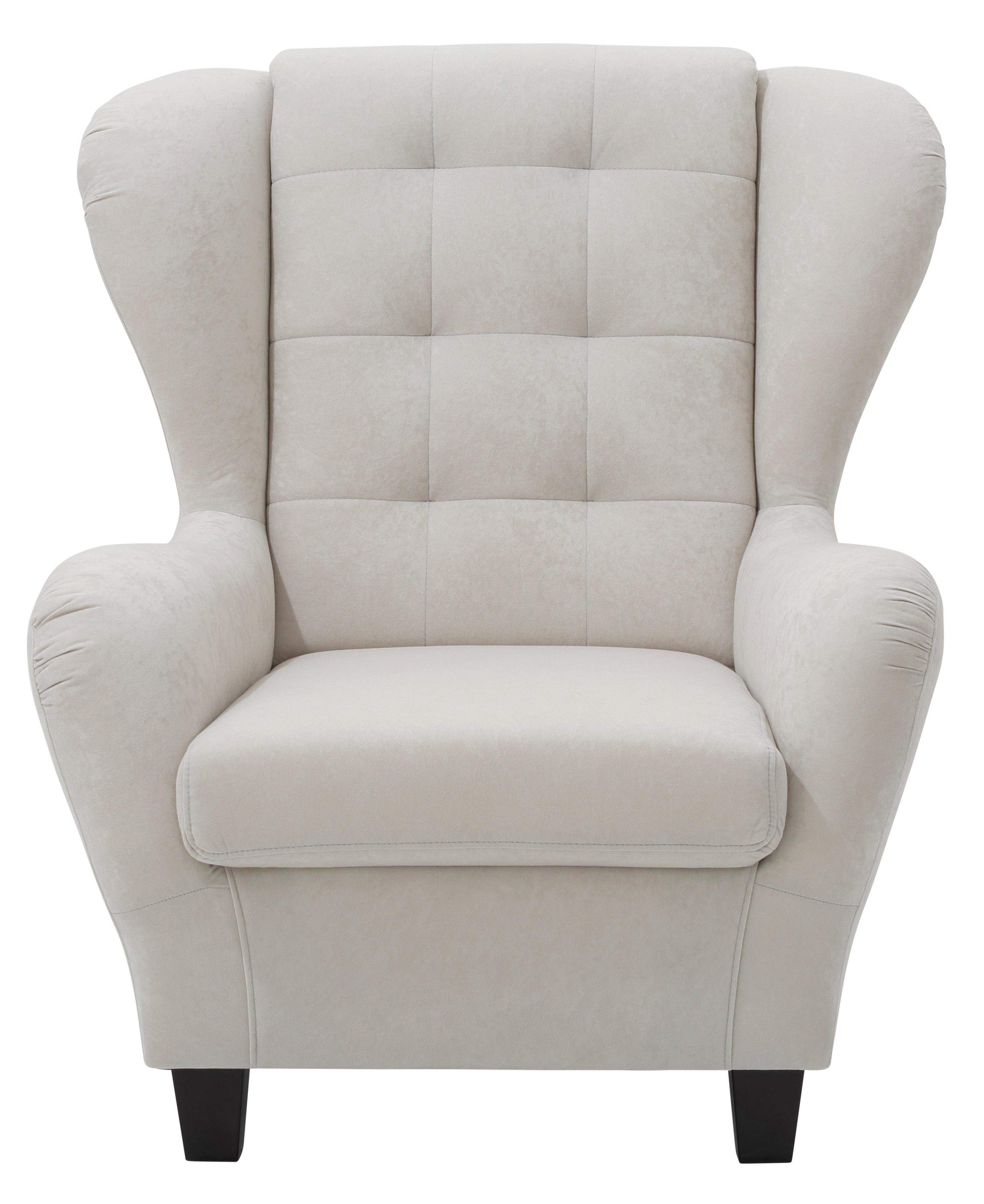 Home affaire Ohrensessel Alexander, incl. Hocker, mit Steppung, in vielen F günstig online kaufen