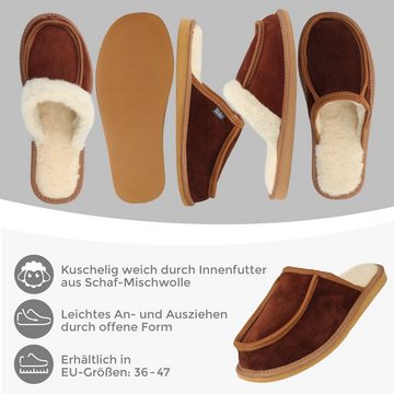 filsko Lunde Kuschelige Winter Pantoffeln für Damen und Herren Hausschuh