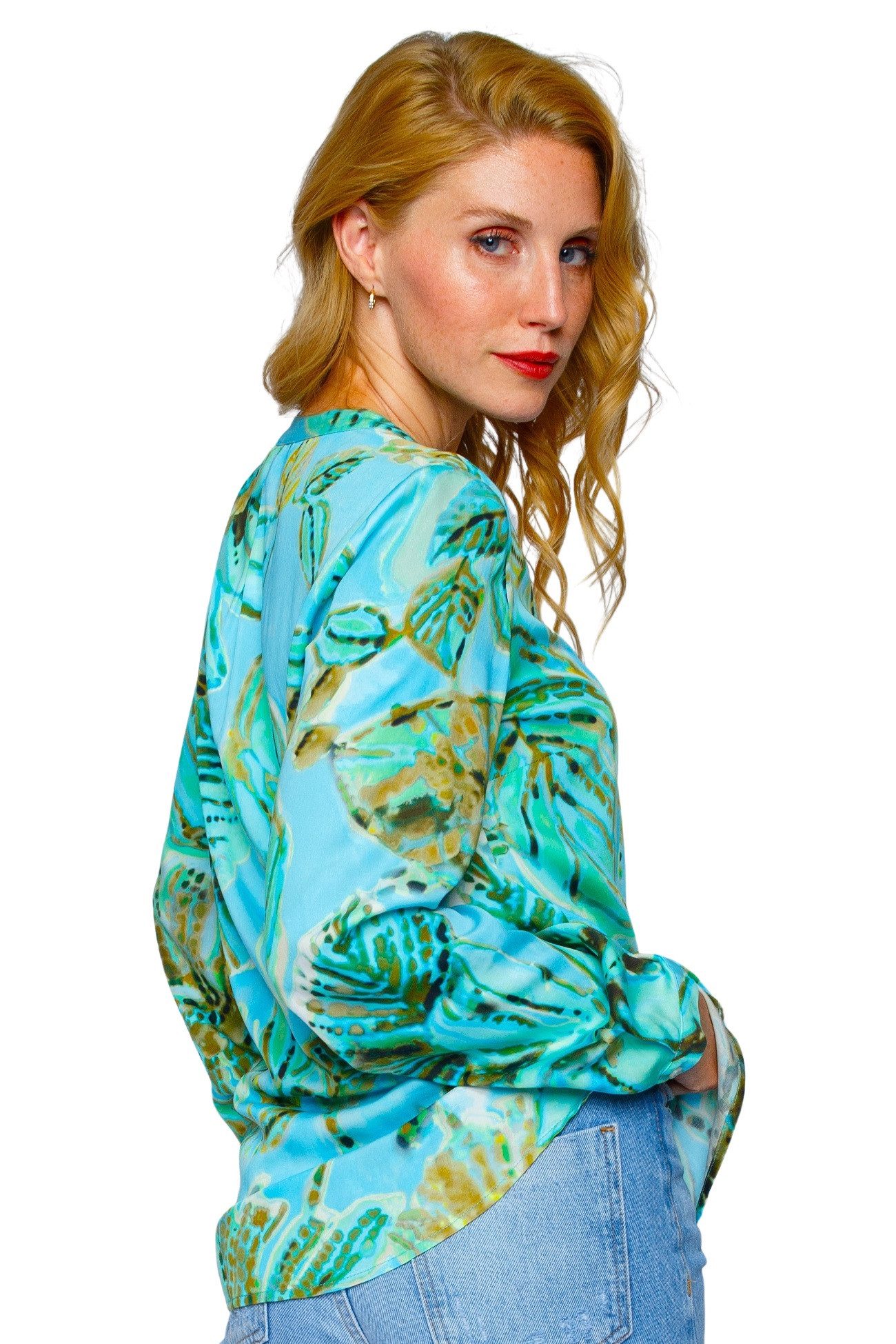 Emily Van Den Bergh Schlupfbluse Damenbluse 8252