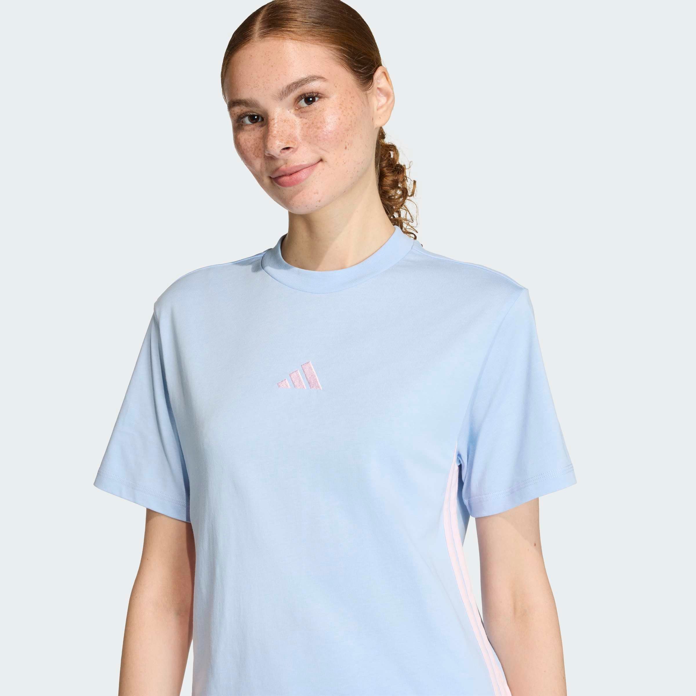 adidas Sportswear T-Shirt ESSENTIALS 3-STREIFEN COTTON