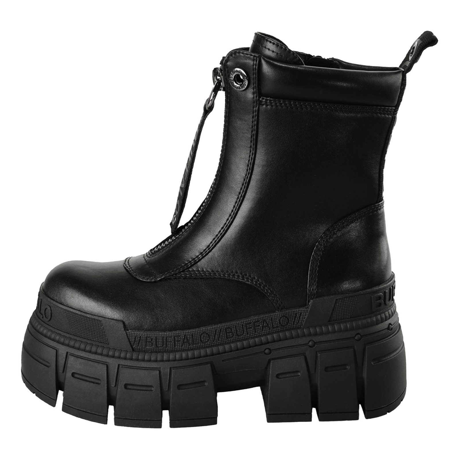 Buffalo Gospher Zip Boot Plateaustiefel mit Plateausohle und Markendetails günstig online kaufen