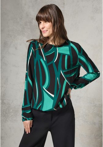  Cecil Langarmbluse su All-Over Print