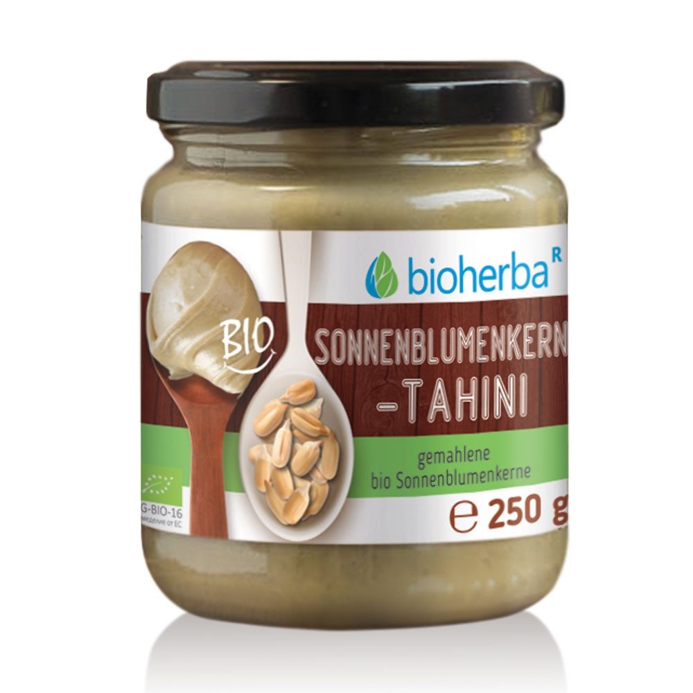 BIOHERBA R Bio Sonnenblumenkern Tahini 250 g Glas