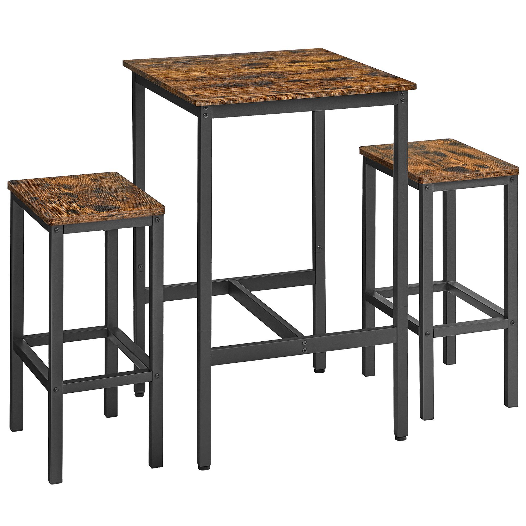 VASAGLE Bartisch Bartisch-Set, Esstisch(60 x 60 günstig online kaufen