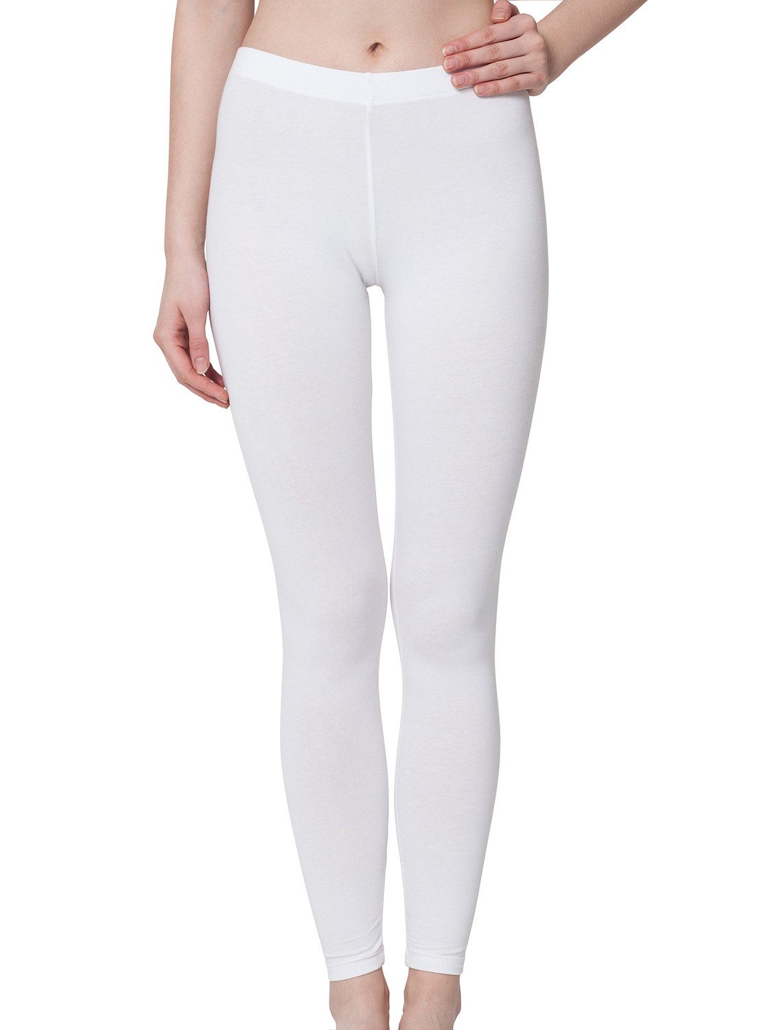 celodoro Leggings Damen Leggings, stretchige Jersey Hose aus Baumwolle