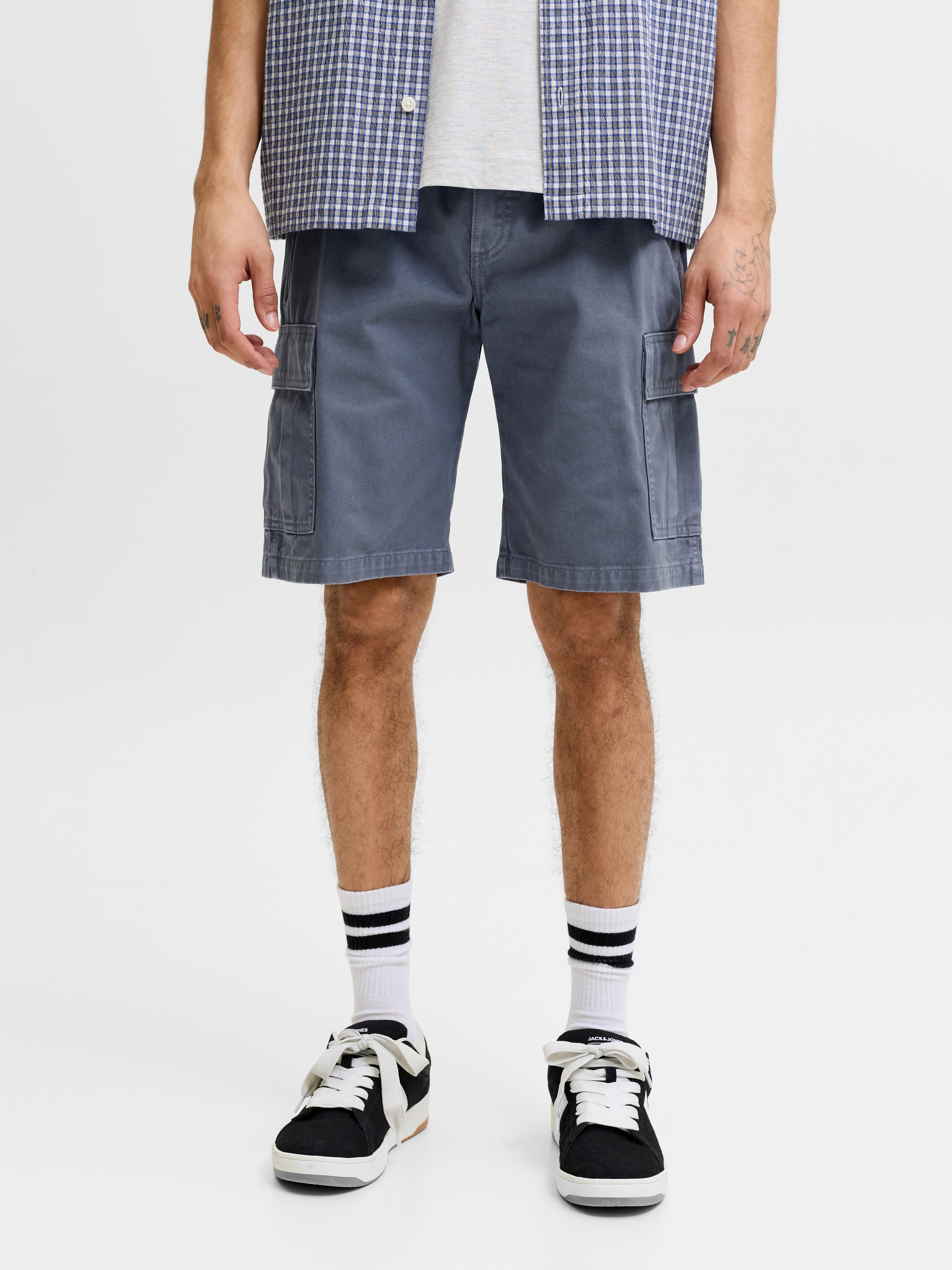 Jack & Jones Cargoshorts JPSTCOLE HUDSON BELTED CARGO SHORTS MID