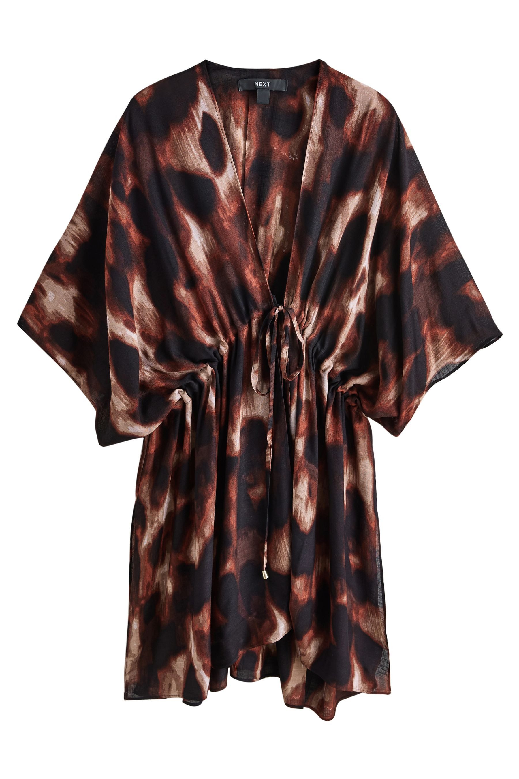 Next Kaftan Langer Kaftan mit Bindegürtel (1-tlg)