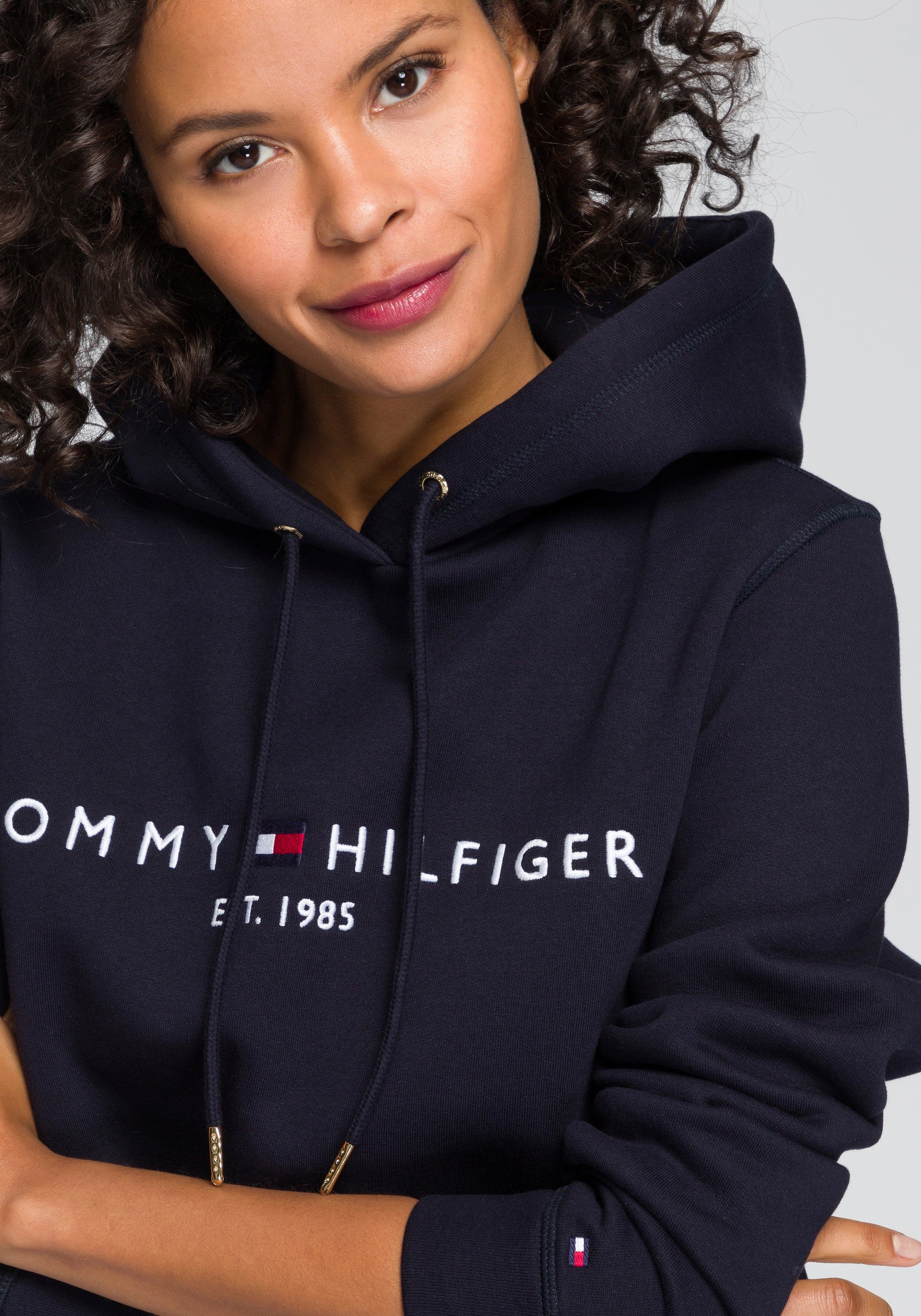 Tommy Hilfiger Kapuzensweatshirt mit Tommy Hilfiger Logostickerei