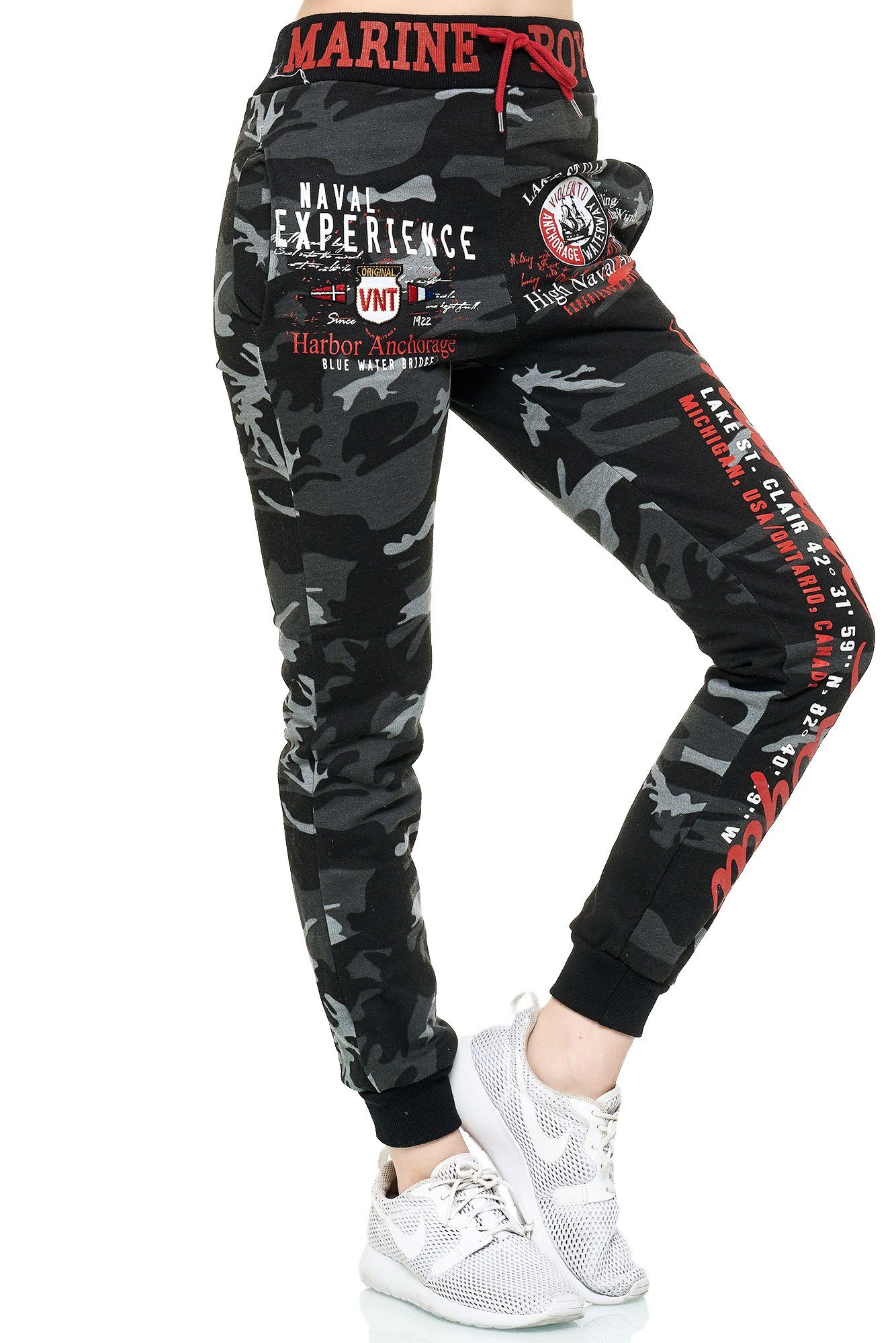 L.gonline Jogginghose Damen JoggingHOSE lang, Trainingshose Baumwolle, Spor günstig online kaufen