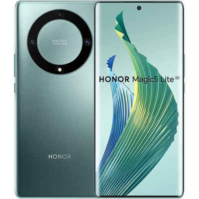 Honor Magic5 Lite 5G 128 GB / 6 GB - Smartphone - emerald green Smartphone (6,7 Zoll, 128 GB Speicherplatz)