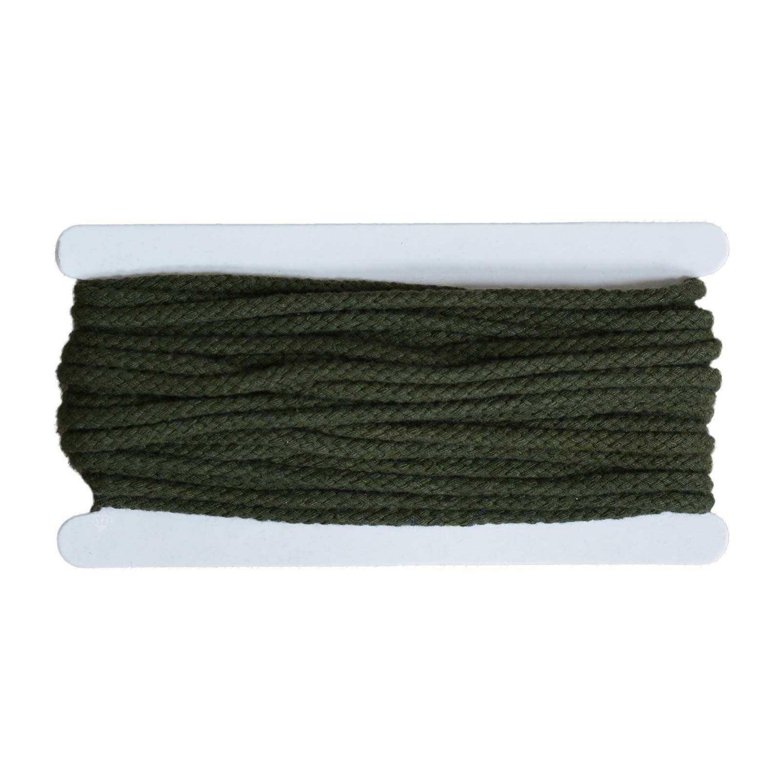 maDDma 10m Kordel 5-7mm geflochten Seil, dunkeloliv