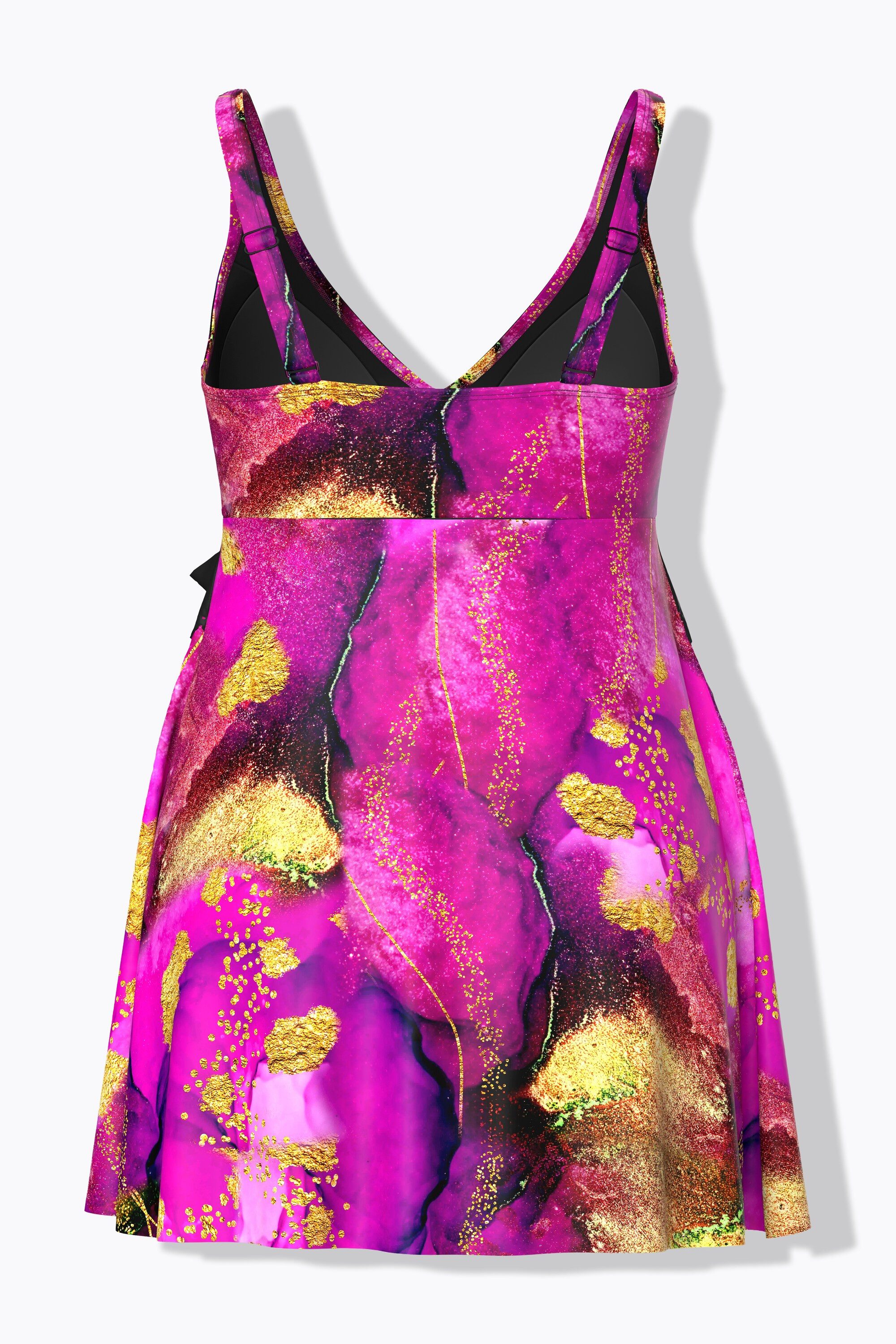 Ulla Popken Badekleid Badekleid Schleife Softcups Träger verstellbar – Bild 4 von 4