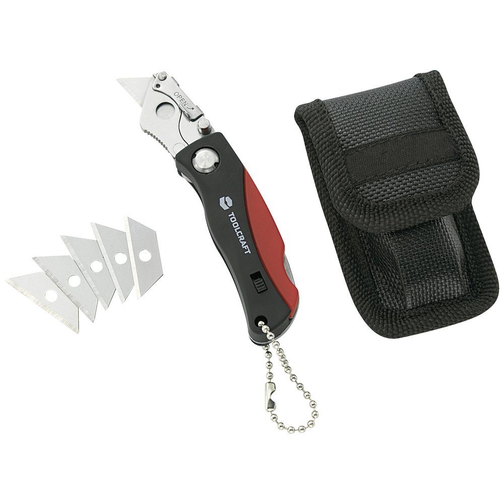 TOOLCRAFT Cuttermesser TOOLCRAFT TO-6717198 Faltbares Mini-Universal-Messer günstig online kaufen