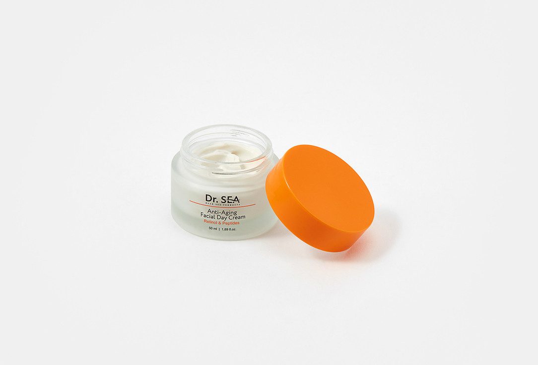 DR. SEA Tagescreme Anti-Aging Gesichtscreme Retinol Peptide, Mit Hyaluronsäure und Plumping-Effekt für sehr trockene Haut