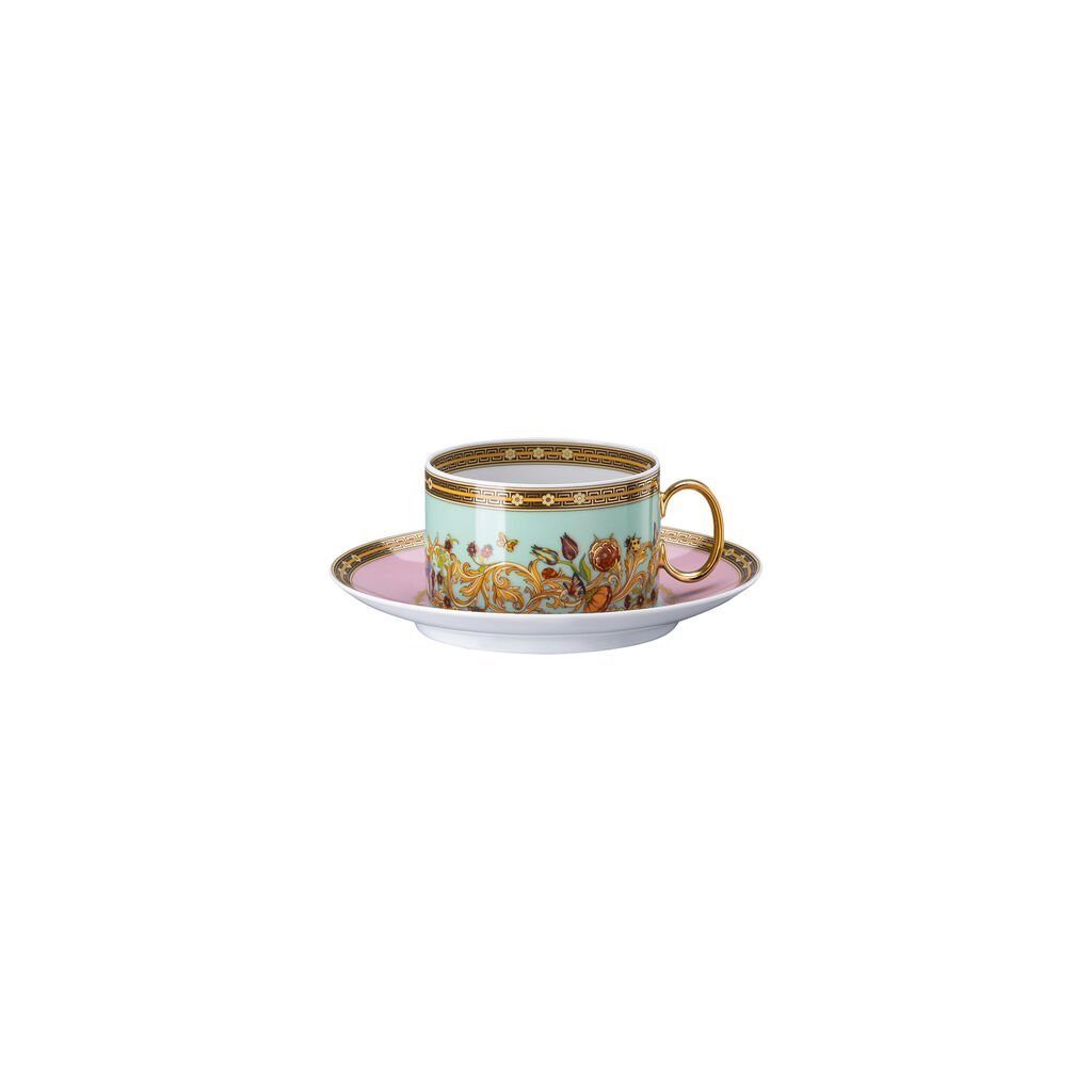 Rosenthal meets Versace Tasse Le jardin de Versace Teetasse 2-tlg., Porzellan, 2-teilig