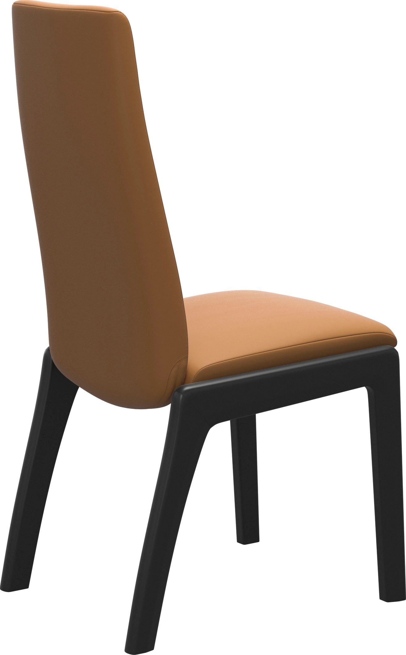Stressless® Polsterstuhl Laurel, Low Back, Größe L, mit abgerundeten Beinen in Schwarz