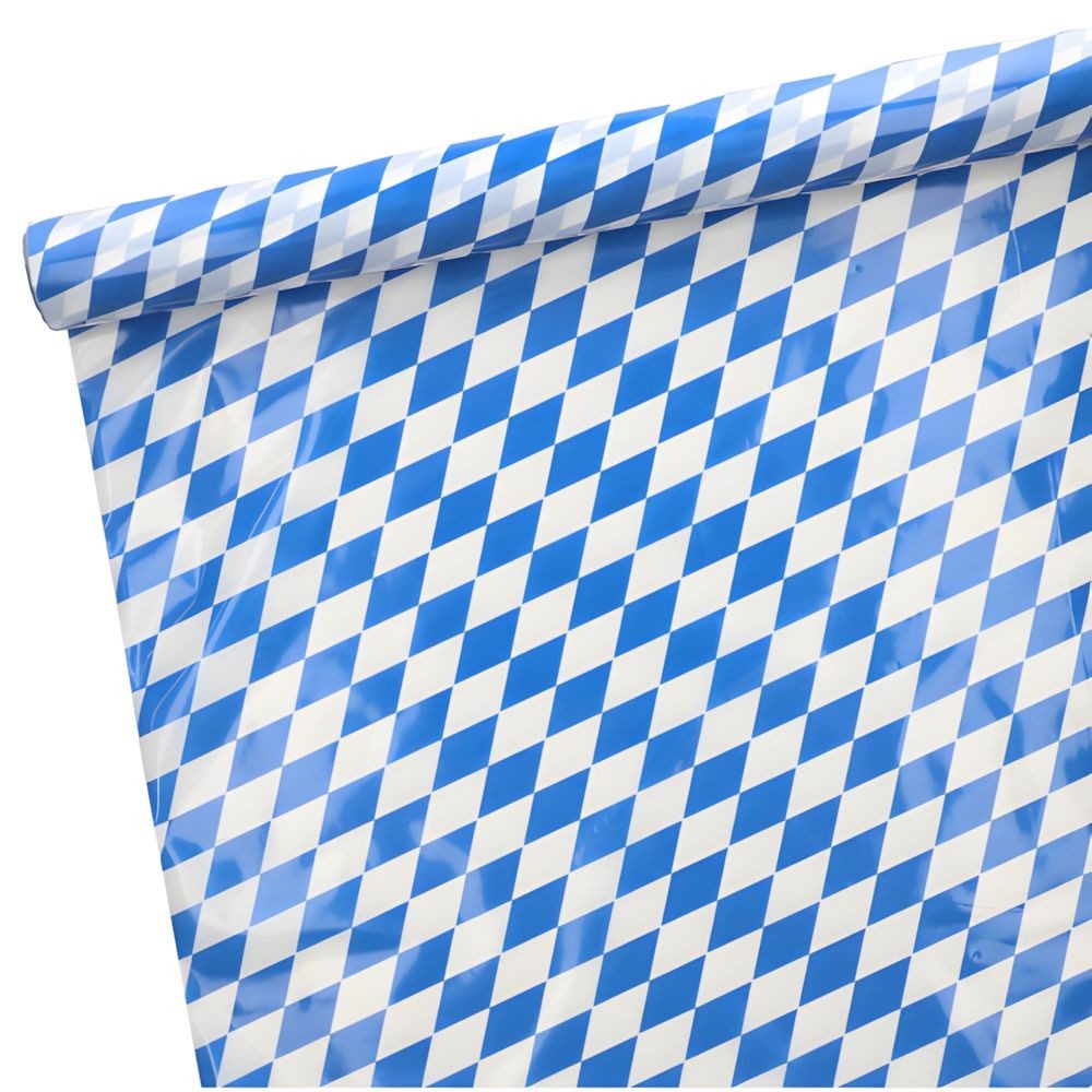 PAPSTAR Tischdecke Tischdecke, Folie 20 m x 1 m Bayrisch Blau