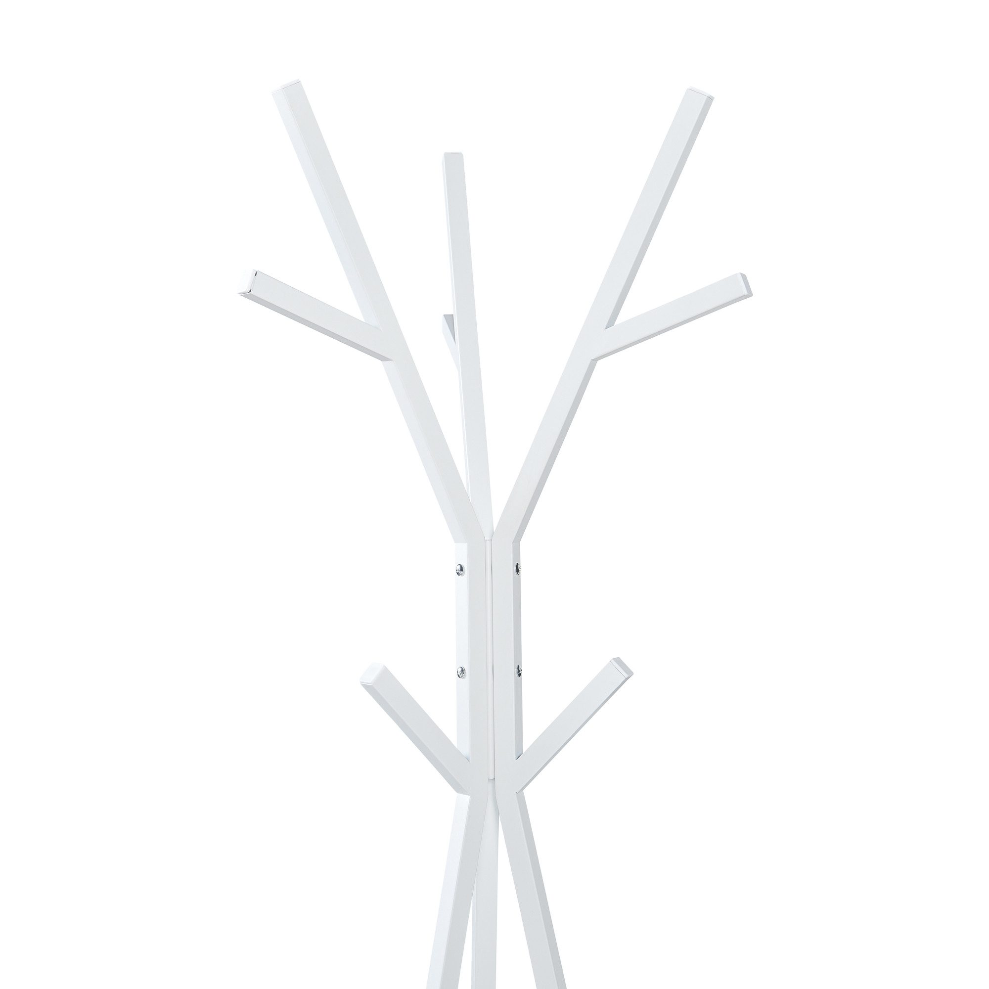 en.casa Garderobenständer, »Edet« 179x48x48 cm Weiß