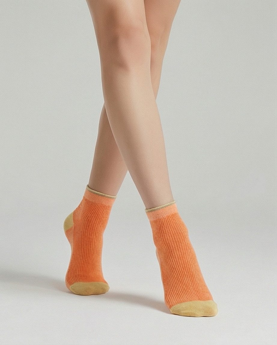 DAILYSOCKS Freizeitsocken EVA mit feiner Rippstruktur (1-Paar) Angesagte Rippstruktur