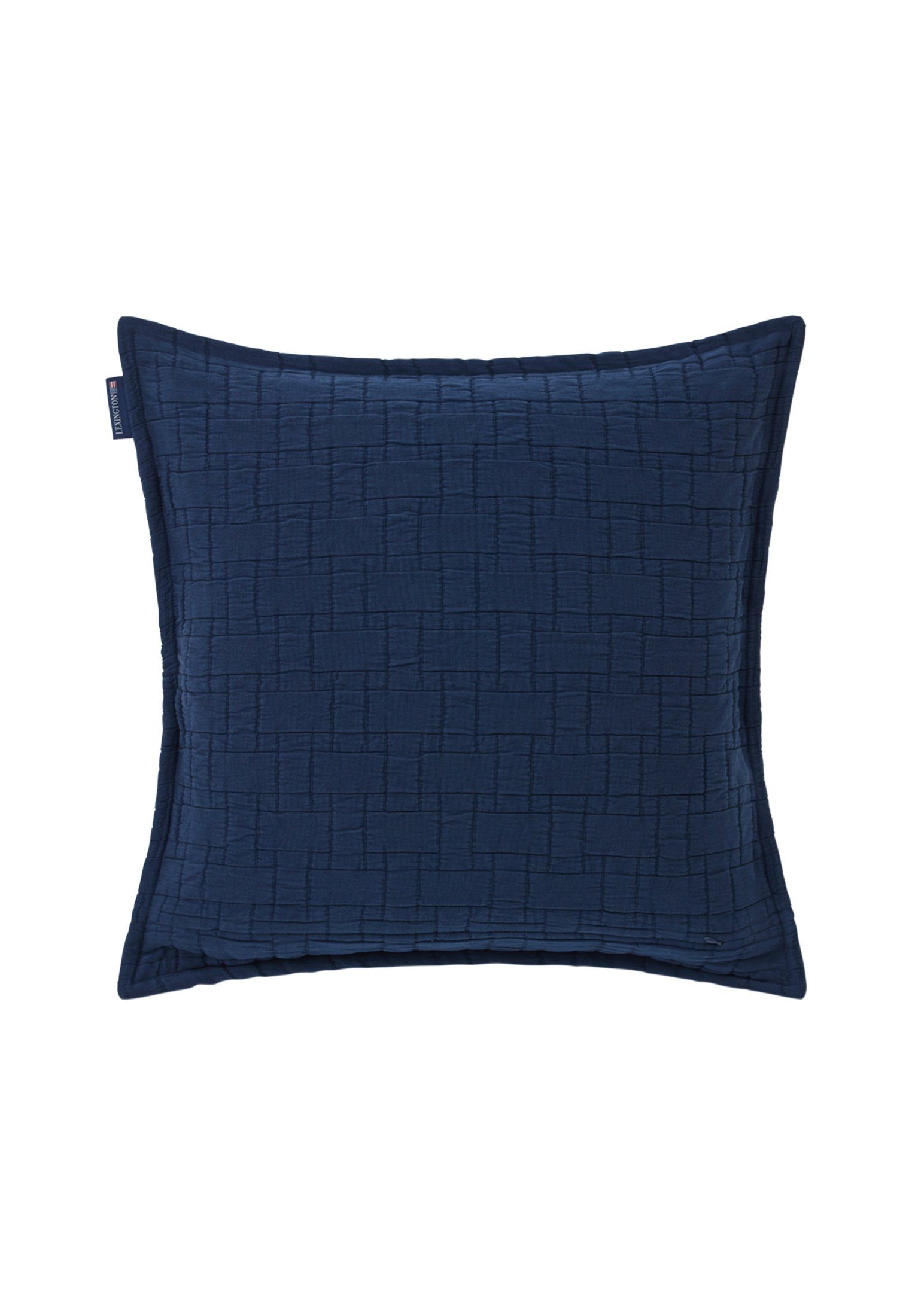 Kissenbezüge Basket dark Cotton, blue Lexington Structured