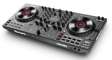 Numark DJ Controller NS4FX - Professioneller 4-Deck Controller, bereit für das Upgrade auf Serato DJ Pro