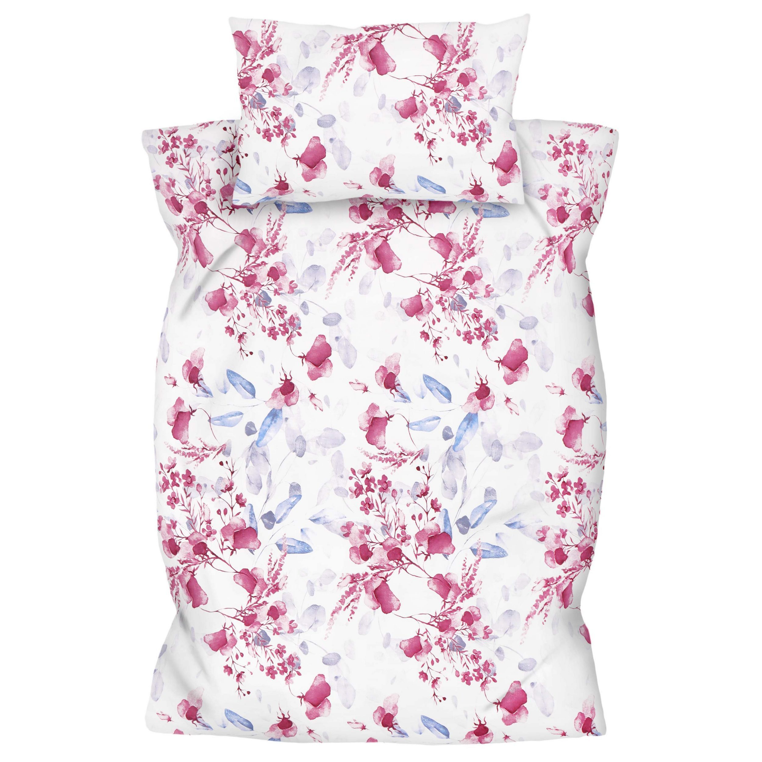 Amilian Kinderbettwäsche 100x135 - Bettwäsche Kinder - Kopfkissenbezug 40x60 cm Babybettwäsche, 2 teilig, 100% Baumwolle, für Mädchen und Jungen