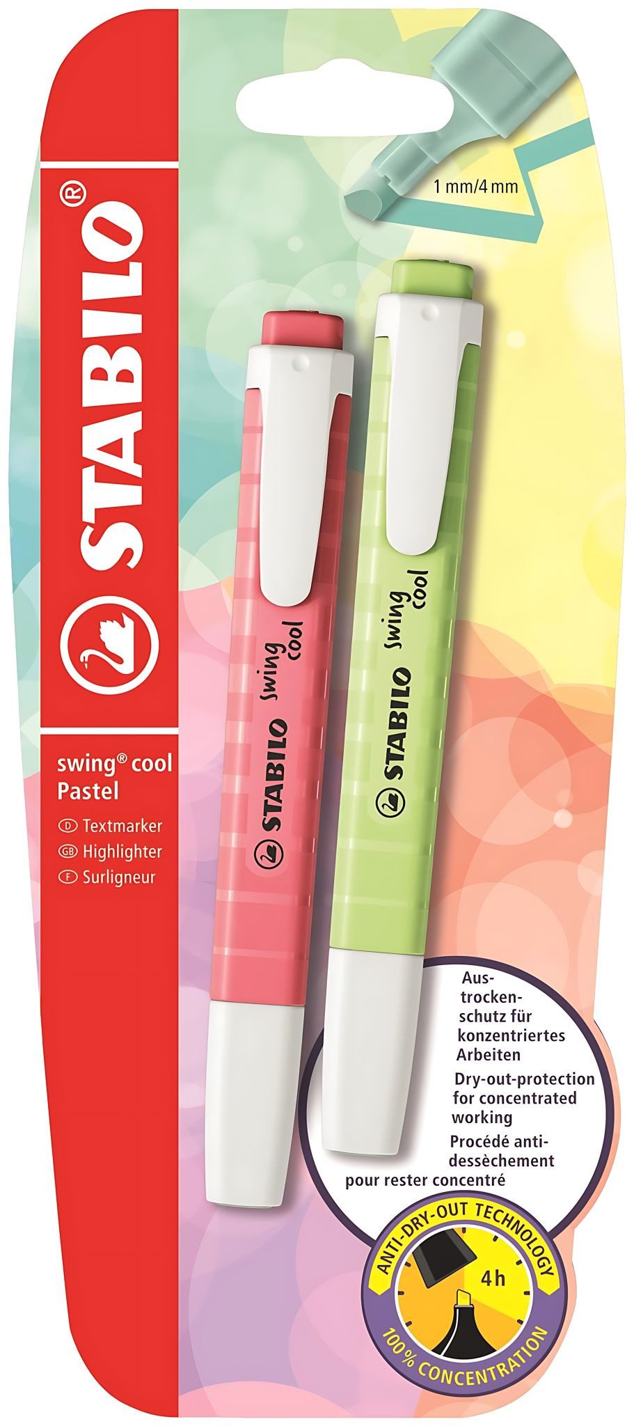 STABILO Marker STABILO swing cool Pastel 2er Blister Prise von Limette