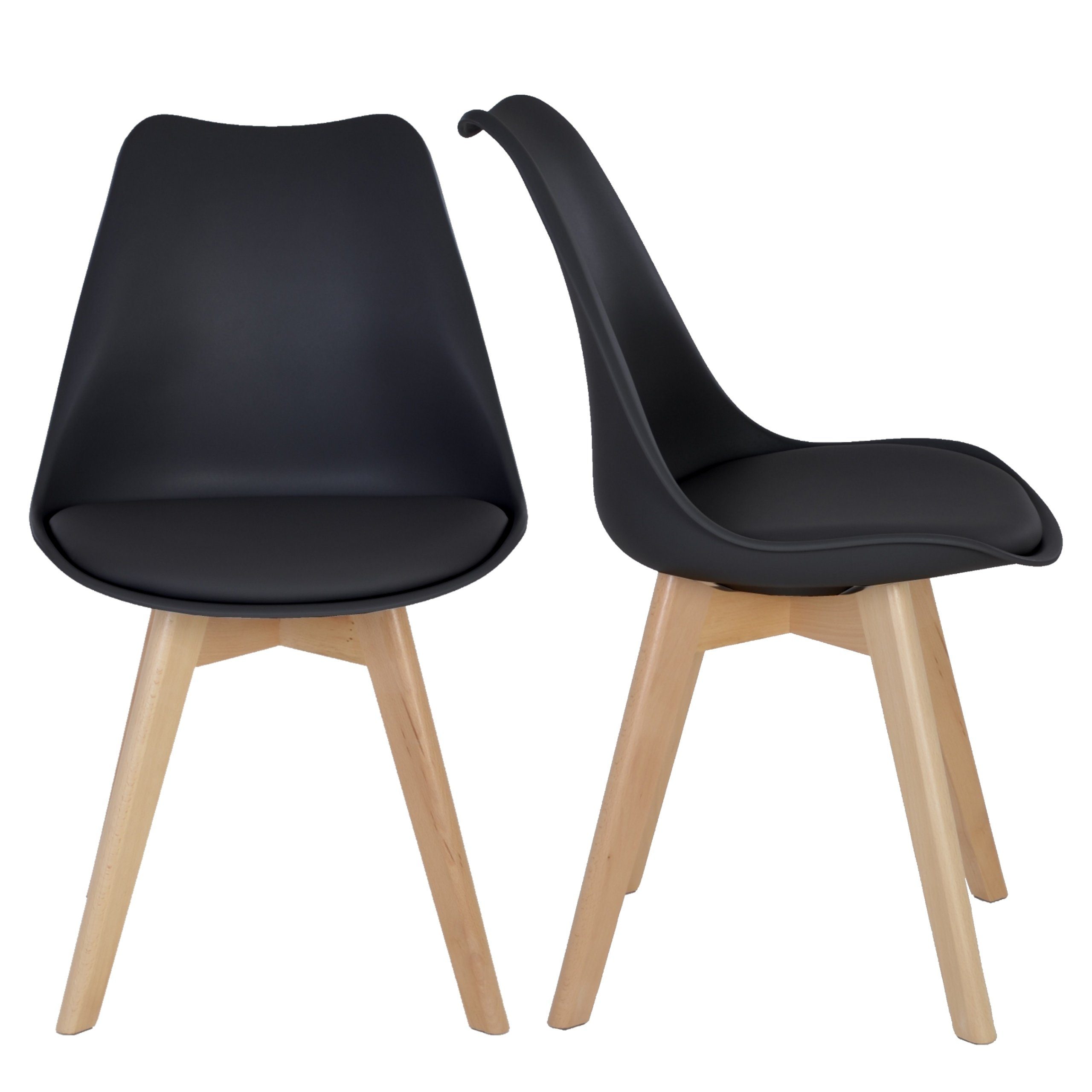 Raburg Esszimmerstuhl, Raburg 2er Set Esszimmerstuhl NILO in SEIDEN